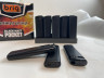 Зажигалки многоразовые матовые черные, без этикетки, В525 POCKET MATT BLACK