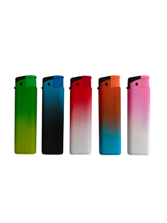 Зажигалки турбо пьезо многоразовые B-800 RAINBOW MATT