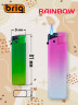Зажигалки турбо пьезо многоразовые B-800 RAINBOW MATT
