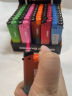 Зажигалки турбо пьезо многоразовые B-800 RAINBOW MATT