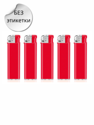 Зажигалка пьезо красная / зажигалки красные под нанесение логотипа