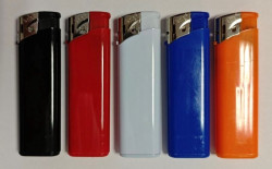 Зажигалка пьезо многоразовая 5 цветов  B525 POCKET RING