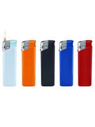 Зажигалка пьезо многоразовая 5 цветов  B525 POCKET RING
