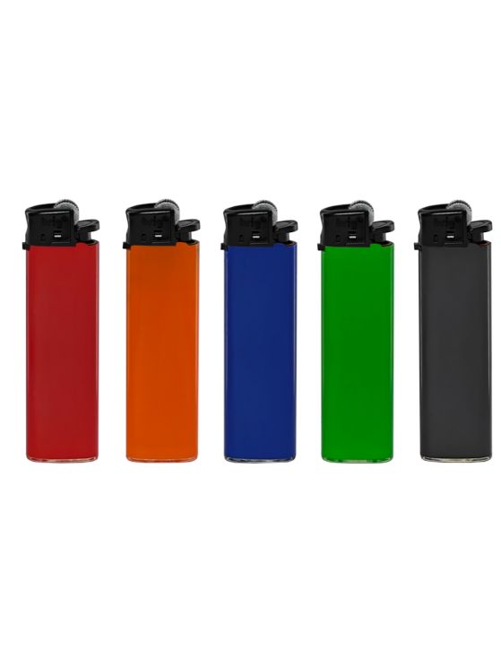 Зажигалки кремневые механические 5 цветов В003 одноразовые