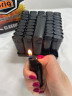 Зажигалка пьезо черная black, без этикетки ш/к, зажигалки черные под нанесение логотипа с 2 сторон