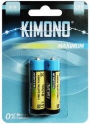 Батарейки АА (пальчиковые) KIMONO R06-BL2 солевые