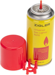 Газ для зажигалок с переходниками ZIGLER 140 мл.