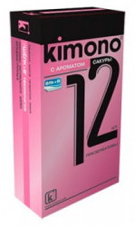 Презервативы KIMONO С ароматом сакуры №12