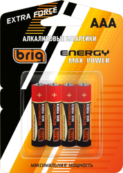 Батарейки мизинчиковые ААA алкалиновые в блистере Brig ААА LR03 MAX POWER
