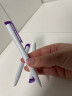 Ручки автоматические под логотип бело-фиолетовая  Impulse Gloss Clip White-Violet
