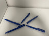 Ручки автоматические под логотип синие Impulse Gloss Blue